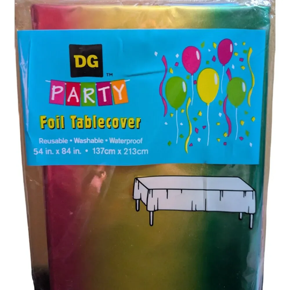Unicorn Party Decoration Bundle – Banner, Glasses, Confetti, Table Cover & More